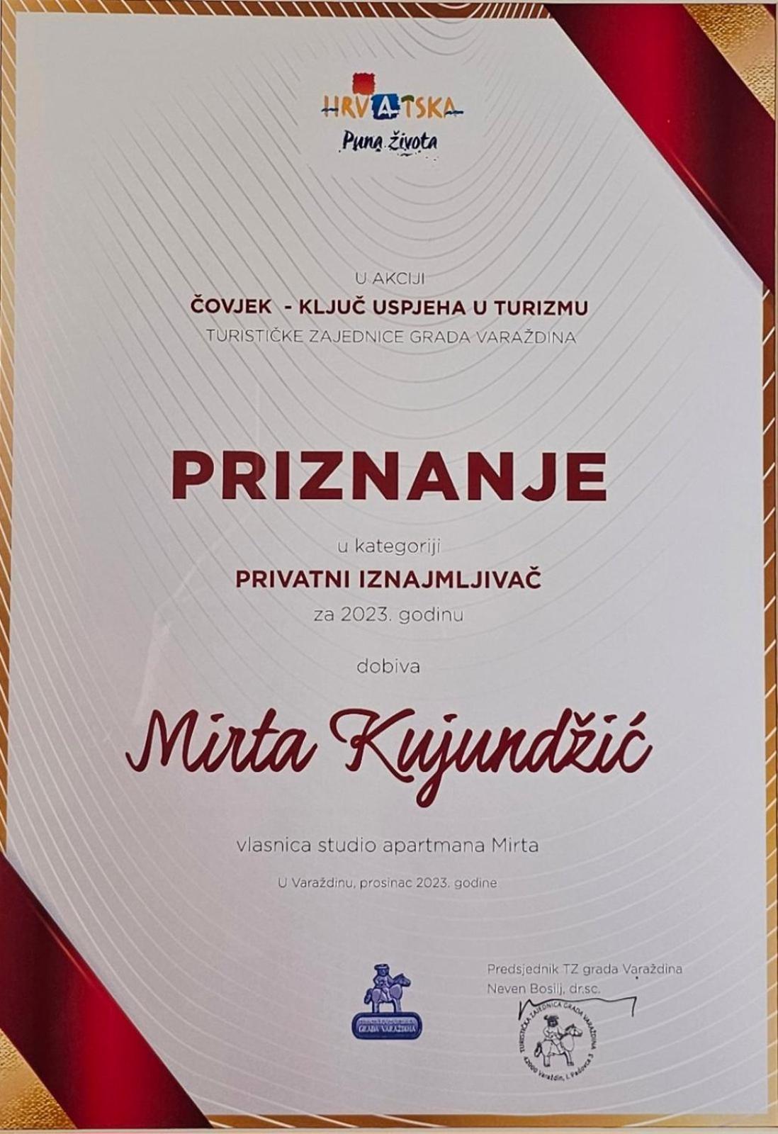 Studio Apartman Mirta I Varaždin Esterno foto